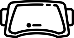 Oculus Rift Outline Icon Svg Set, Free Vectors File